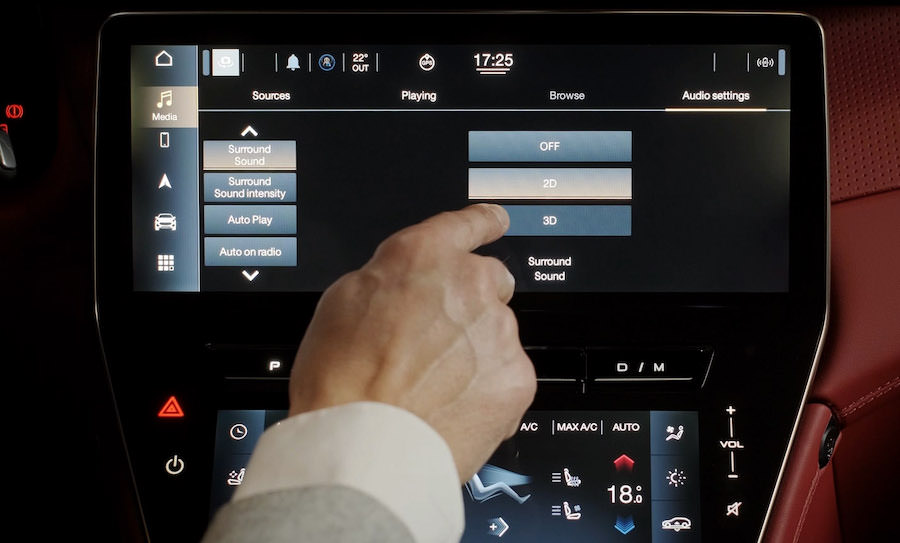 Вариант объемного звука Sonus faber в Maserati Grecale 2023 года