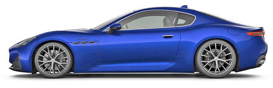 Maserati GranTurismo Боковой Синий